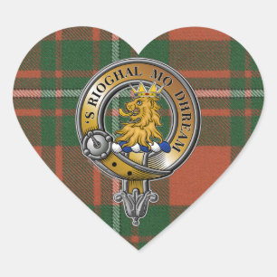 Sticker Cœur MacGregor Tartan & Badge