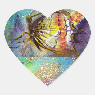 STICKER CŒUR MAGIQUE BUTTERFLY