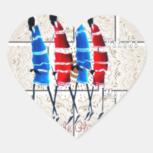 Sticker Cœur Marcher Avec Jésus Hakuna Matata Inspiré Beautifu