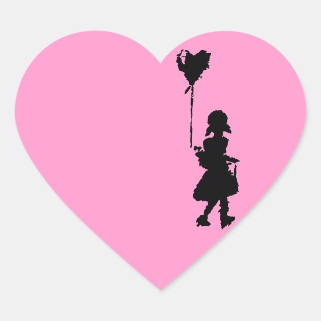 Sticker Cœur marchez votre coeur (Devant)