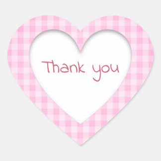 Sticker Cœur Merci