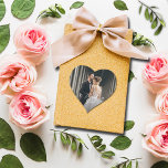 Sticker Cœur Merci photo mariage<br><div class="desc">Votre photo et les mots Merci! en lettres blanches chic,  ces petits autocollants en forme de coeur sont amusants à utiliser comme scellés d'enveloppe,  sur les faveurs de fête,  et plus encore. CORRESPONDANCE d'objets dans notre collection.</div>