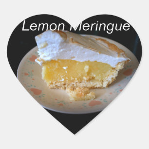 Sticker Cœur Meringue de citron