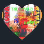 Sticker Cœur Merry Christmas The world around me is happy to ha<br><div class="desc">Merry Christmas The world around me is happy to have you. Create your own world where everything is a blessing. Family friends, work place, hospitals, sports, schools and every inch of the world is what really needs to be appreciated and that is what i am glad of the world. Le...</div>