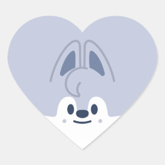 Sticker Cœur MINI SKZOO - Wolf Chan