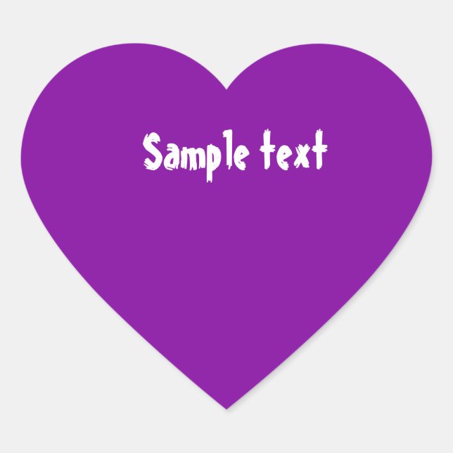 Sticker Cœur Modèle DIY changez facilement de couleur ajoutez p (Devant)