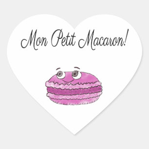 Sticker Cœur Mon Petit Macaron