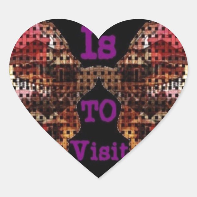 Sticker Cœur Mon souhait (Devant)