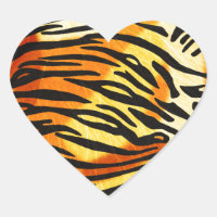 Motif Poster de animal de fourrure de tigre rayé