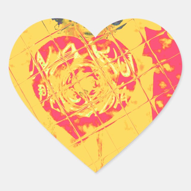 Sticker Cœur Nakupenda - I Love U Swahili Mot Texte Signifiant  (Devant)