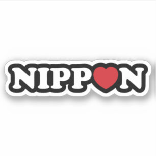 Sticker Coeur Nippon Love