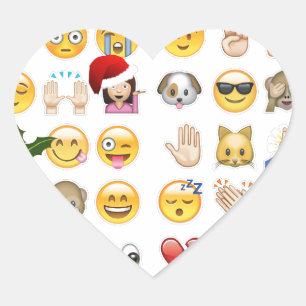 Sticker Cœur noël emojis