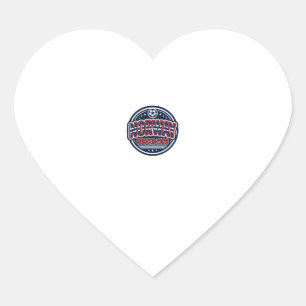 Sticker Cœur Norvège Football 2026 Football Gras Typographie de