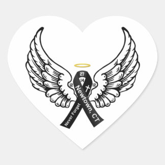 Sticker Cœur N'oubliez jamais le crochet de Sandy élémentaire