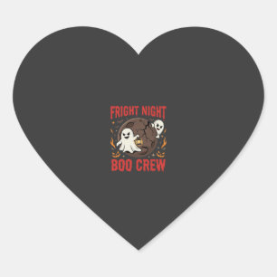 Sticker Cœur Nuit d'épouvante de fantôme d'Halloween