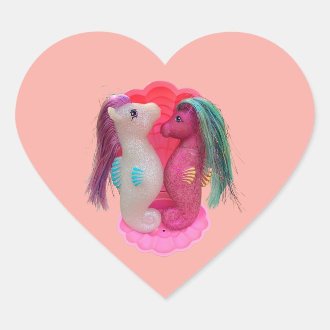 Sticker Cœur Ocean Mist and Sea Rose the Sea Glimmers (Devant)