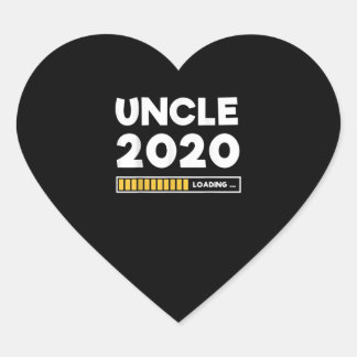 Sticker Cœur Oncle 2020 Chargement Pour Cadeau