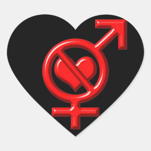 Sticker Cœur OPUS Amour interdit