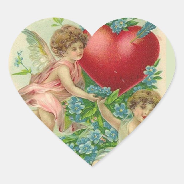 Sticker Cœur Oublie-moi le noeud Valentine (Devant)