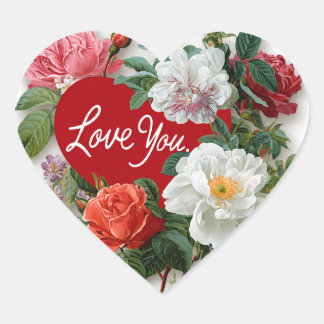 Sticker Cœur Pack d'autocollants drôles pour la Saint-Valentin