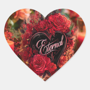 Sticker Cœur Pack d'autocollants drôles pour la Saint-Valentin
