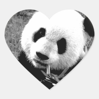 Sticker Cœur Panda Eyes