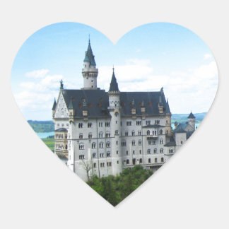 Sticker Cœur Panorama de Neuschwanstein
