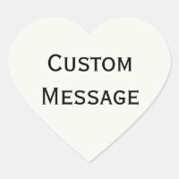 Papier blanc avec message personnalisé