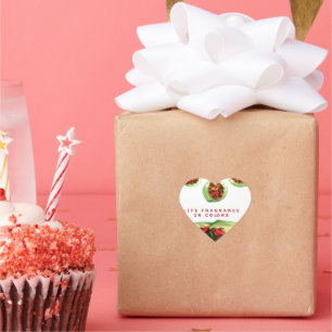 Sticker Cœur Parfum de vie : Potpourri message inspirant