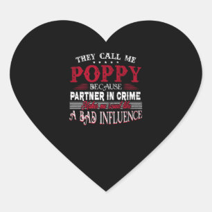 Sticker Cœur Partenaire de They Call Me Poppy Because