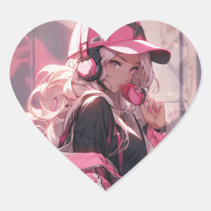 Sticker Cœur Patronne