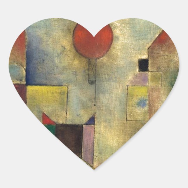 Sticker Cœur Paul Klee (Devant)