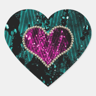 Sticker Cœur Pearl Heart