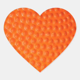 Sticker Cœur Peau de fermeture du basket-ball
