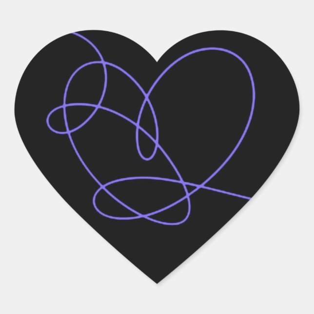 Sticker Cœur Pegatinas de BTS love yourself (Devant)