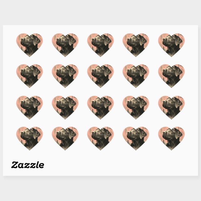 Sticker Cœur Pegatinas en forma de corazón (Feuille)