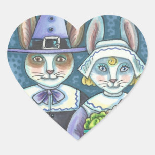 STICKER CŒUR PÈLERINES DE PAYS, MERCI AUX BÂTIMENTS EN RABBIT H