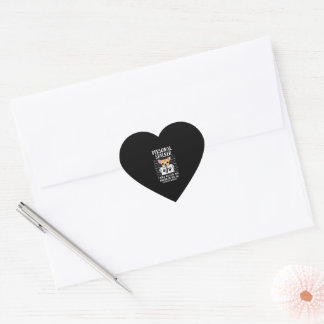 Sticker Cœur Personal Stalker Chihuahua| Drôle Chihuahua Cadeau