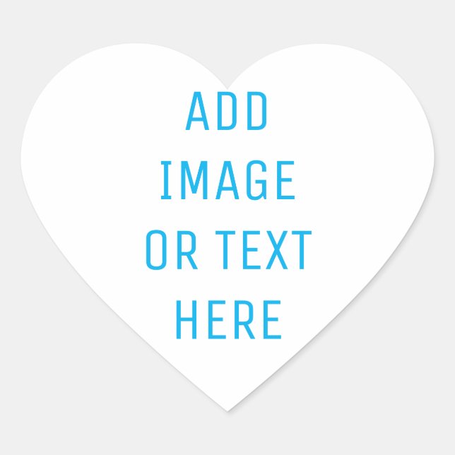 Sticker Cœur Personnalisé (Devant)