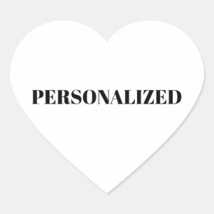 Sticker Cœur Personnalisez le Vôtre