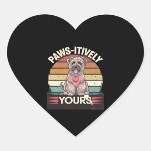 Sticker Cœur Pince-miel votre chien