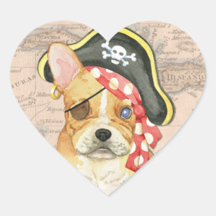 Sticker Cœur Pirate de Bulldog