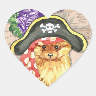 Sticker Cœur Pirate de Poméranie