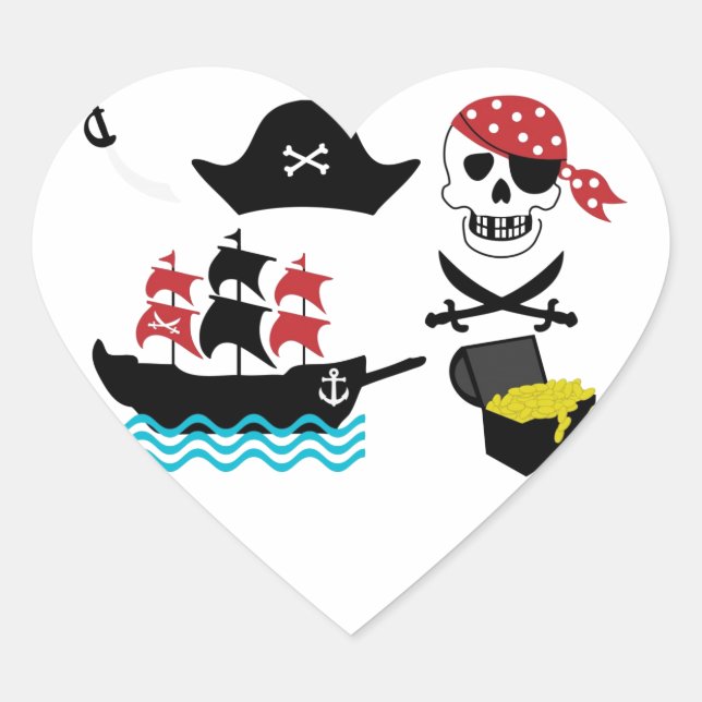 Sticker Cœur Pirates (Devant)