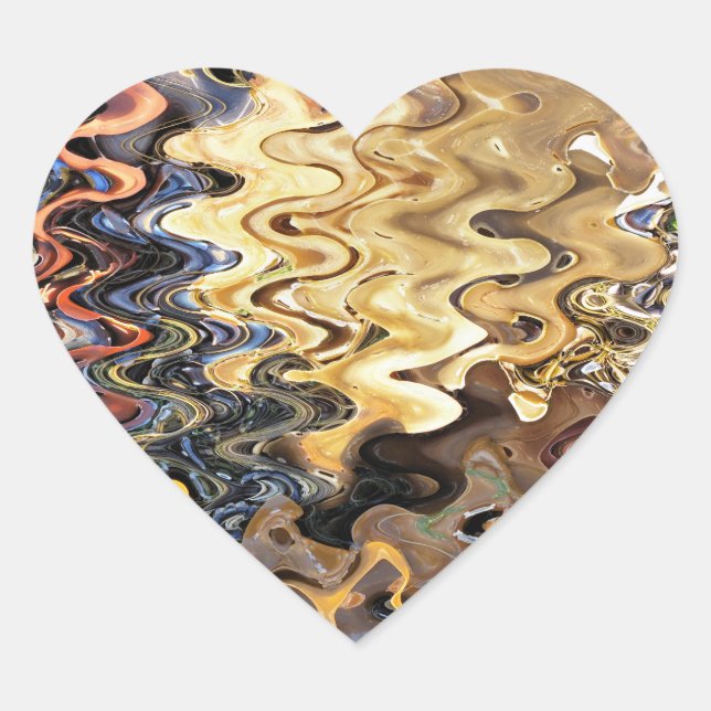 STICKER CŒUR PLAGE (Devant)