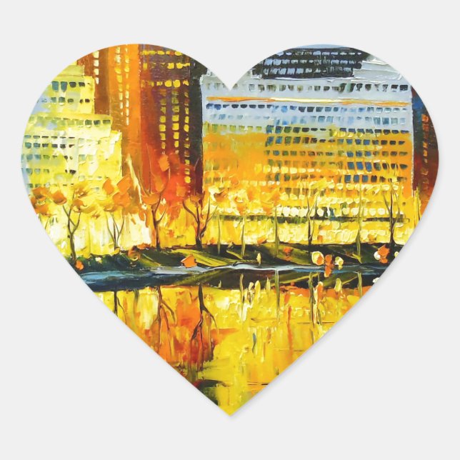 Sticker Cœur Plaza Central Park Hotel à New York (Devant)