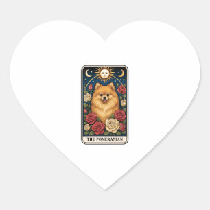 Sticker Cœur Poméranien