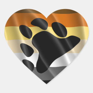 STICKER CŒUR PORTEZ FIDE WAVY DESIGN