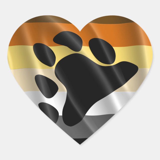 STICKER CŒUR PORTEZ FIDE WAVY DESIGN (Devant)