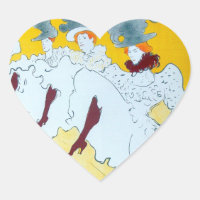 Poster de la fille dansante Jaune Toulouse Lautrec